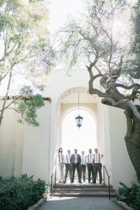 Ann Johnson Events Bohemian Santa Barbara Wedding Groomsmen